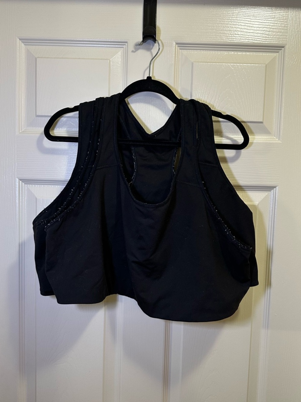 Old Navy Bundle of 3 Racerback Sports Bras Plus Size 3X Black Workout Active